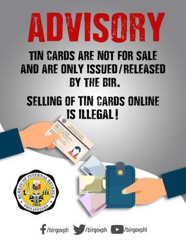 ADVISORY: BIR TIN .